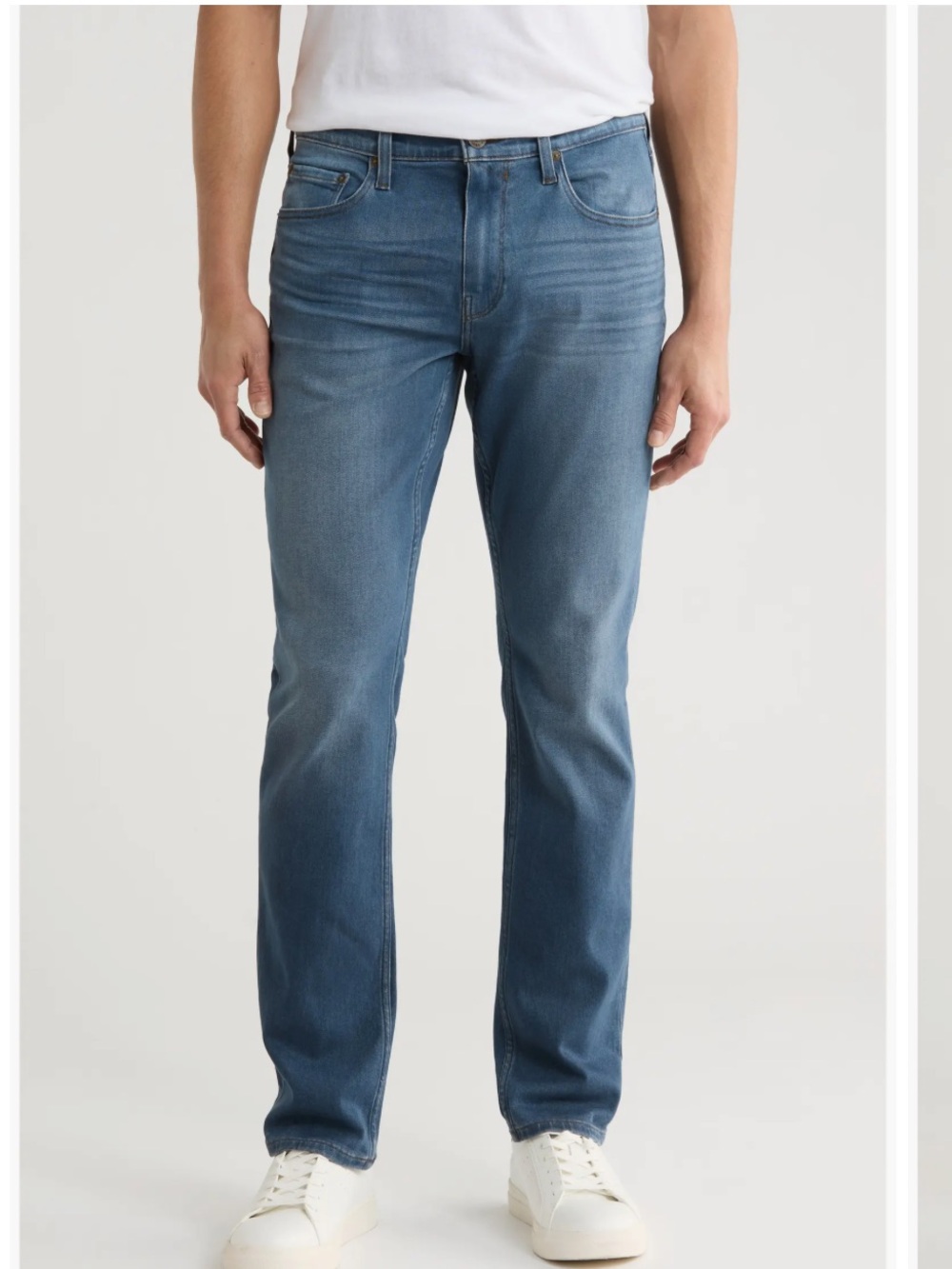 Paige  Pemium Denim Classic Men's Blue Straight & Wide -Leg Jeans size 34